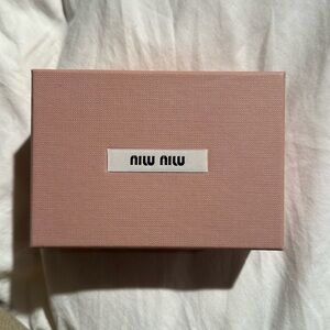 Authentic miu miu box